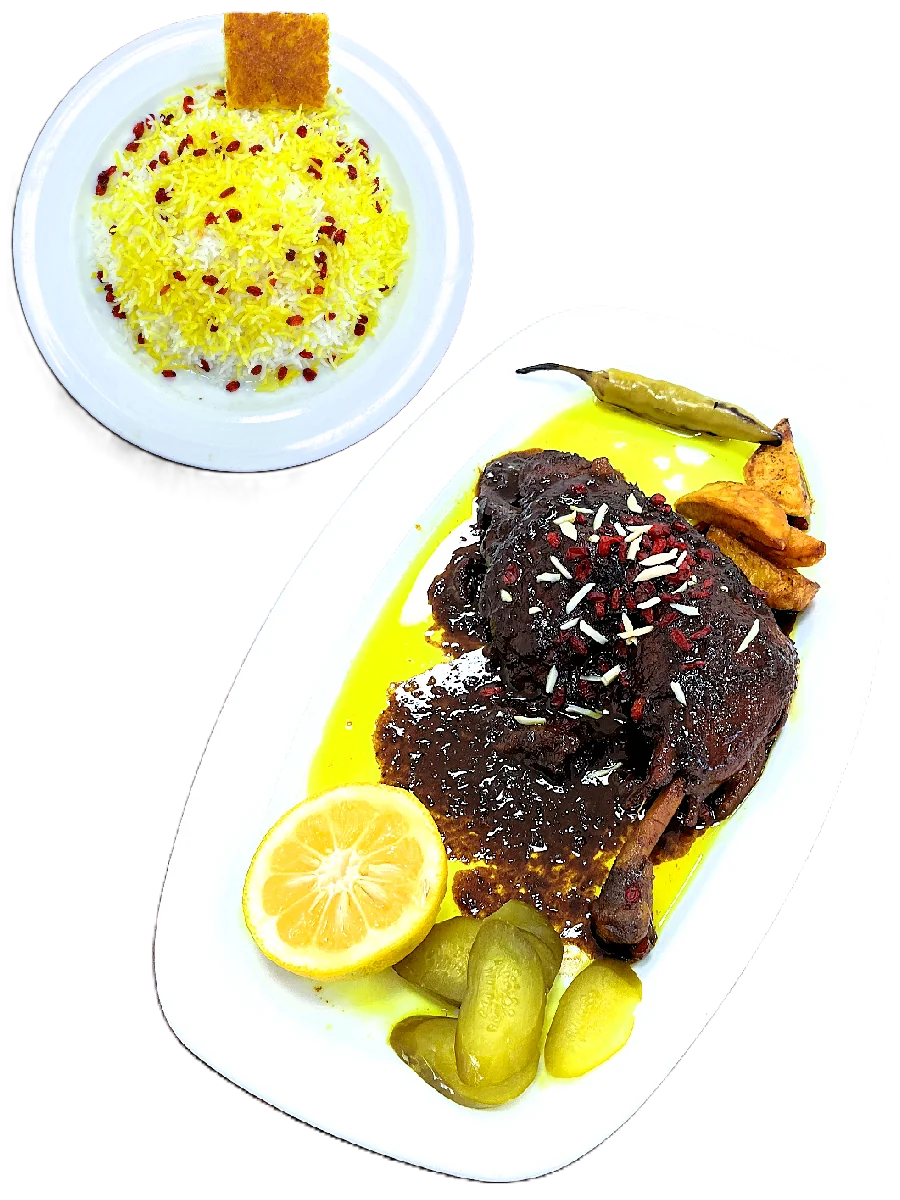 چلو مرغ ترش (چهارشنبه)